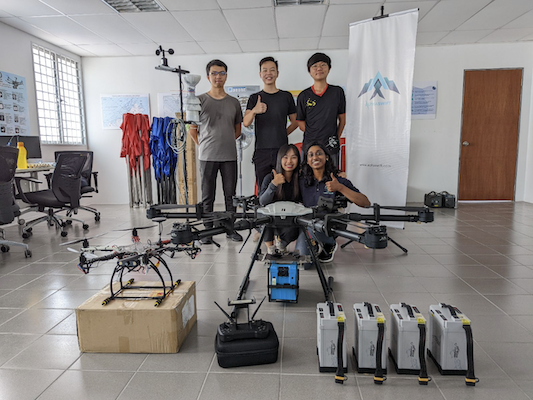 Malaysia's first UAV operators to achieve 400 hours of flight time